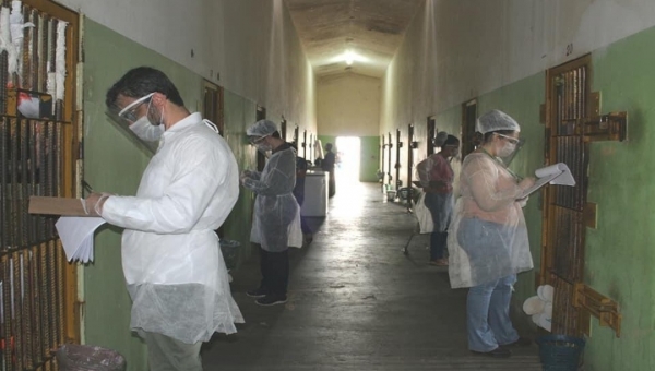 Defensoria Pública realiza visita técnica na Unidade Penitenciária Francisco de Oliveira Conde